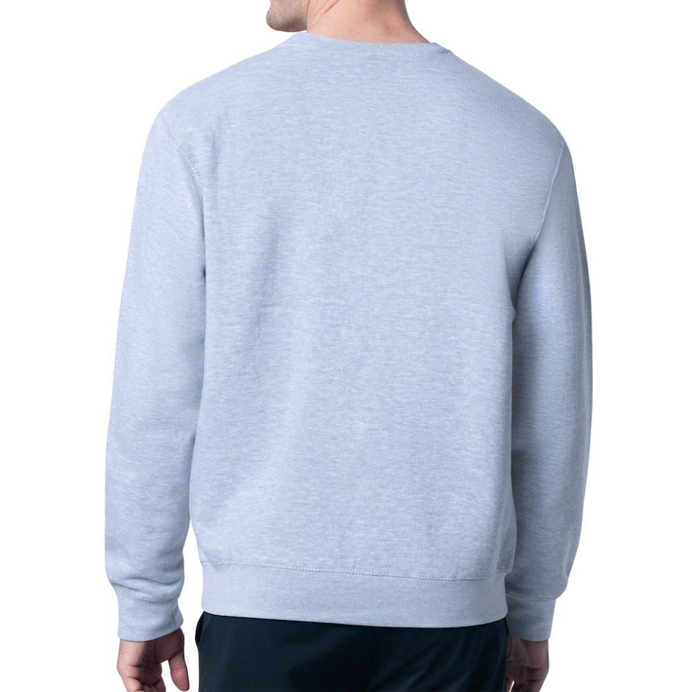 NHL Detroit Red Wings Starter Mesh Look Team Name Logo Pullover Sweatshirt - Heather Gray