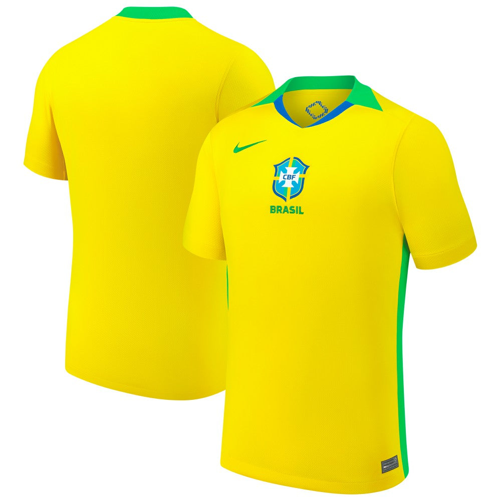 Brazil Women's National Team 2025/26 Home Replica Jersey Yellow