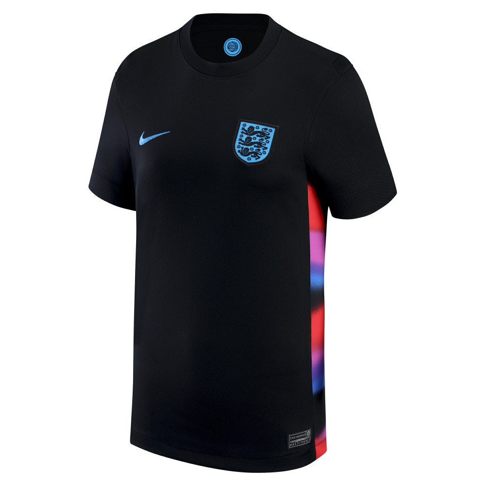 England Women's National Team Women's 2025/26 Away Replica Jersey Black