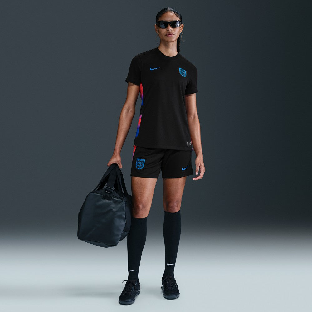 England Women's National Team Women's 2025/26 Away Replica Jersey Black