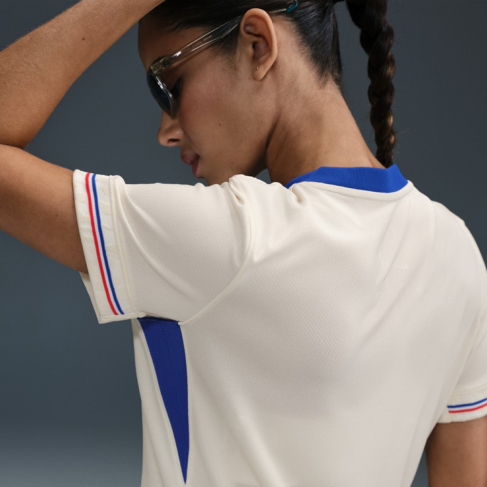 France Women's National Team Women's 2025/26 Away Replica Jersey Cream