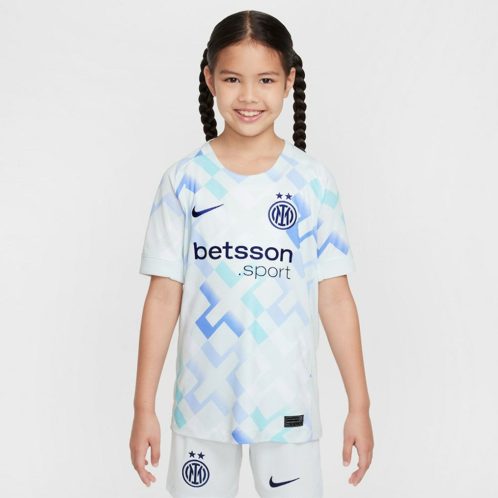 Inter Milan Youth 2025/26 Away Replica Jersey Aqua