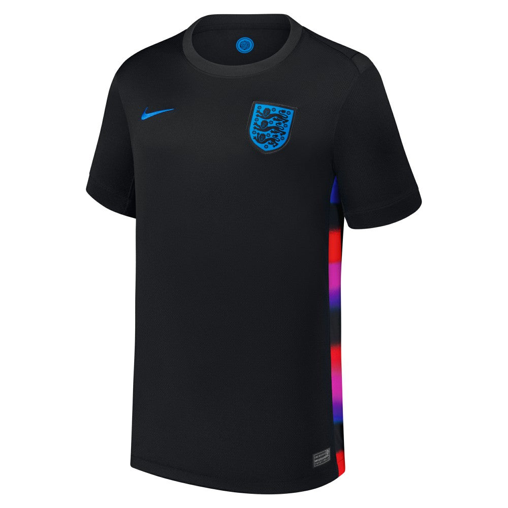 England Women's National Team Youth 2025/26 Away Replica Jersey Black