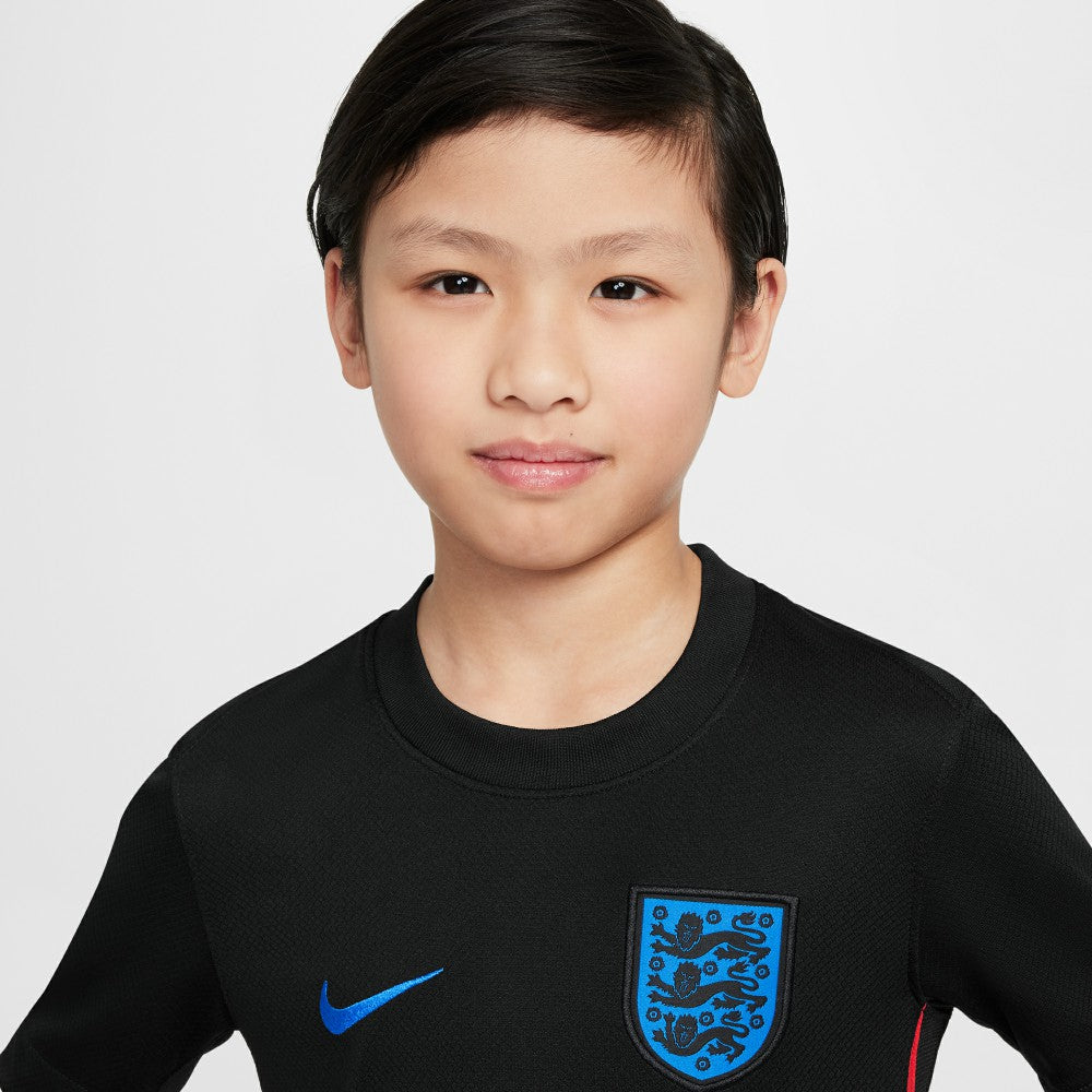 England Women's National Team Youth 2025/26 Away Replica Jersey Black