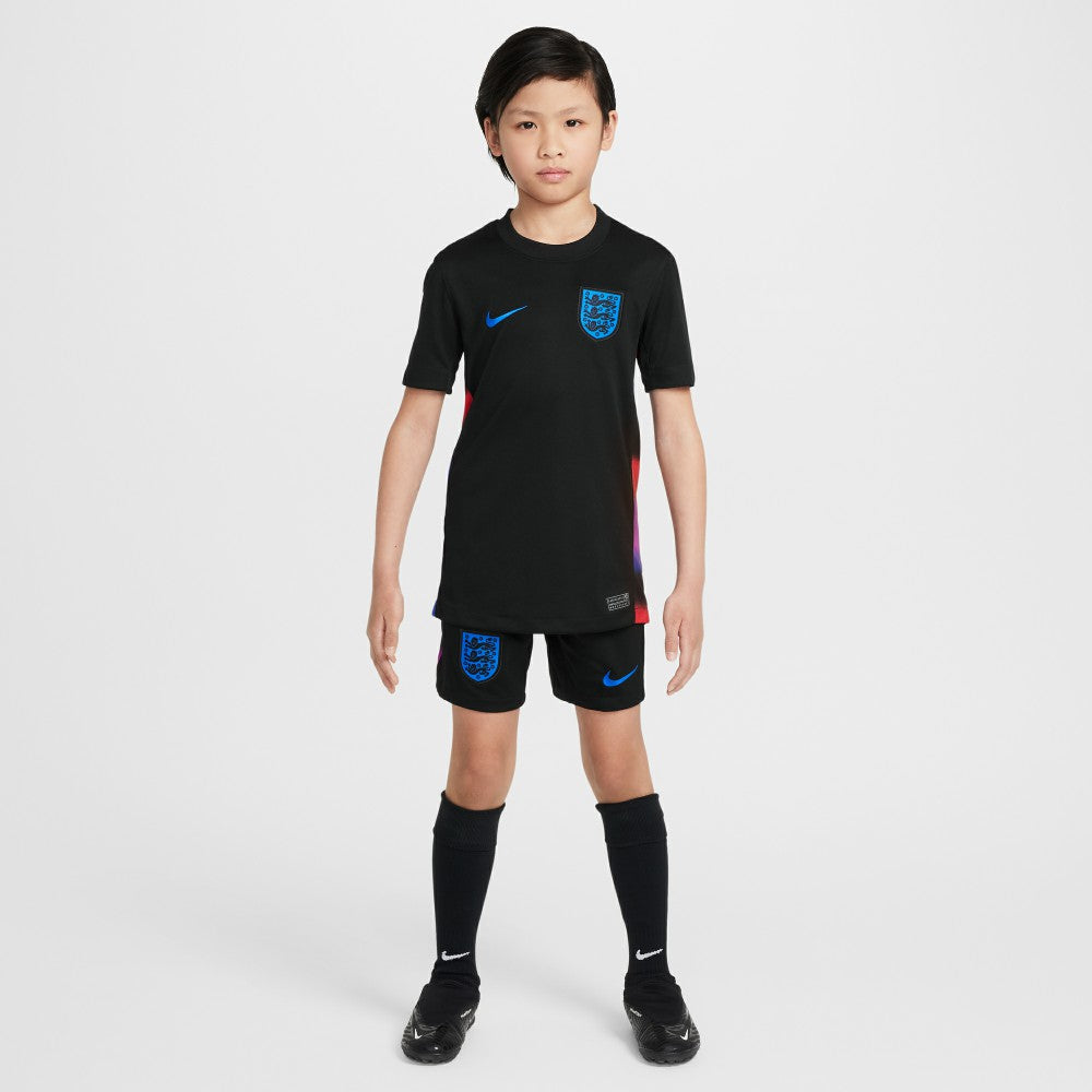 England Women's National Team Youth 2025/26 Away Replica Jersey Black