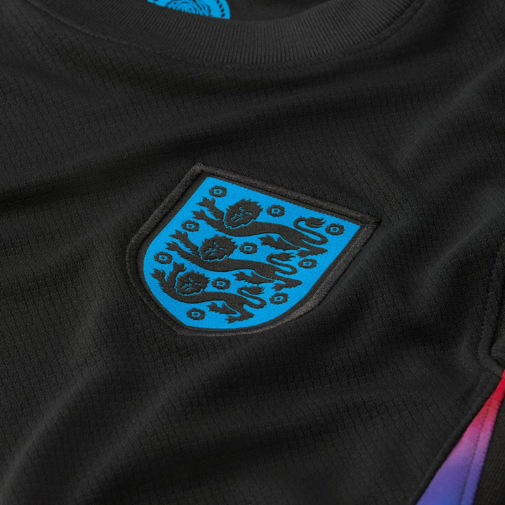 England Women's National Team Youth 2025/26 Away Replica Jersey Black
