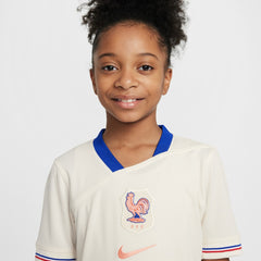 France Women's National Team Youth 2025/26 Away Replica Jersey Cream