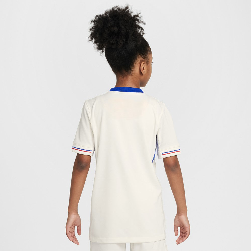 France Women's National Team Youth 2025/26 Away Replica Jersey Cream