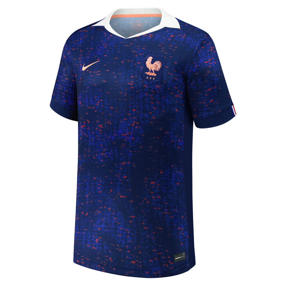 France Women's National Team Youth 2025/26 Home Replica Jersey Blue sale