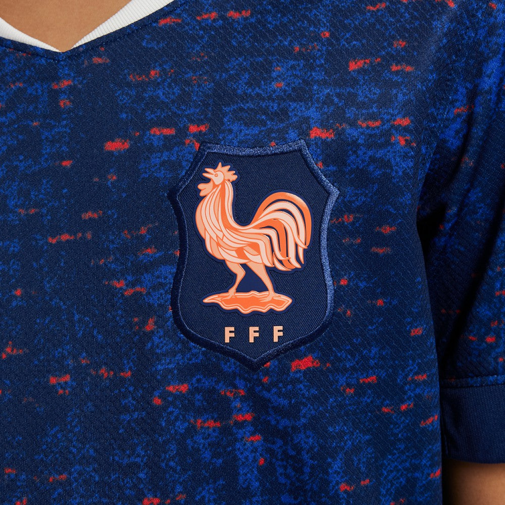 France Women's National Team Youth 2025/26 Home Replica Jersey Blue sale