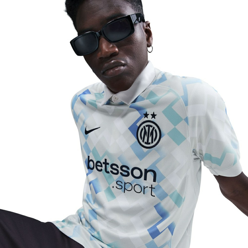 Inter Milan 2025/26 Away Replica Jersey Aqua
