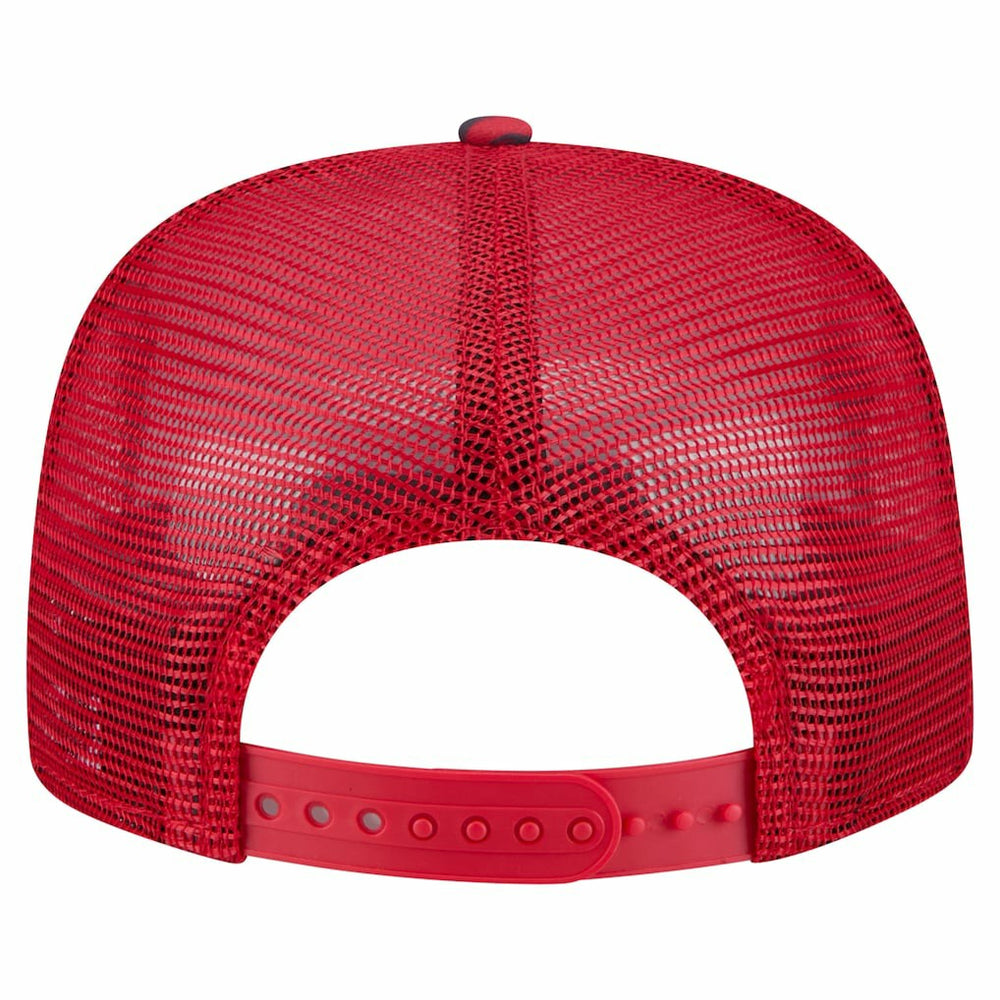 San Francisco 49ers New Era Adventure Pattern Golfer Snapback Hat Scarlet