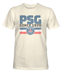 Paris Saint-Germain 1863FC Retro Stripes T-Shirt Tan sale