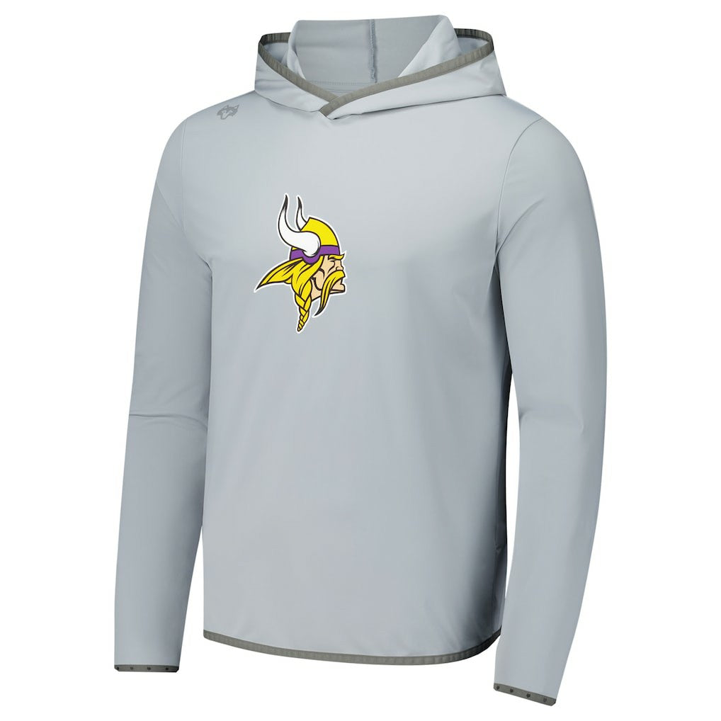 Minnesota Vikings Greyson Clothiers Colorado Long Sleeve Hoodie T-Shirt Gray