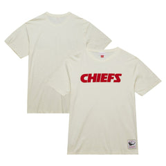 Kansas City Chiefs Vintage Logo Heritage Slub T-Shirt Cream