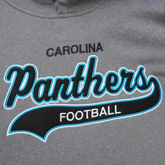 Carolina Panthers Vintage Logo Snow Washed Fleece Pullover Hoodie Heather Gray