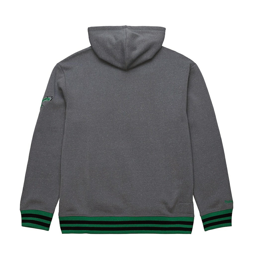 Philadelphia Eagles Vintage Logo Snow Washed Fleece Pullover Hoodie Heather Gray