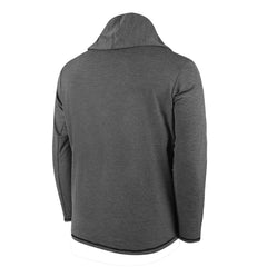 Cincinnati Reds Butter Stripe Tri-Blend Long Sleeve Hoodie T-Shirt - Black Hoodies
