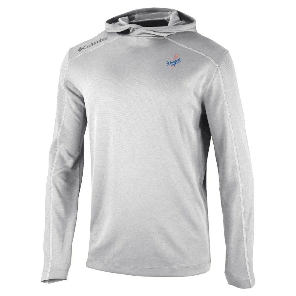 Los Angeles Dodgers Columbia Omni-Wick Shotgun Pullover Hoodie - Gray Hoodies