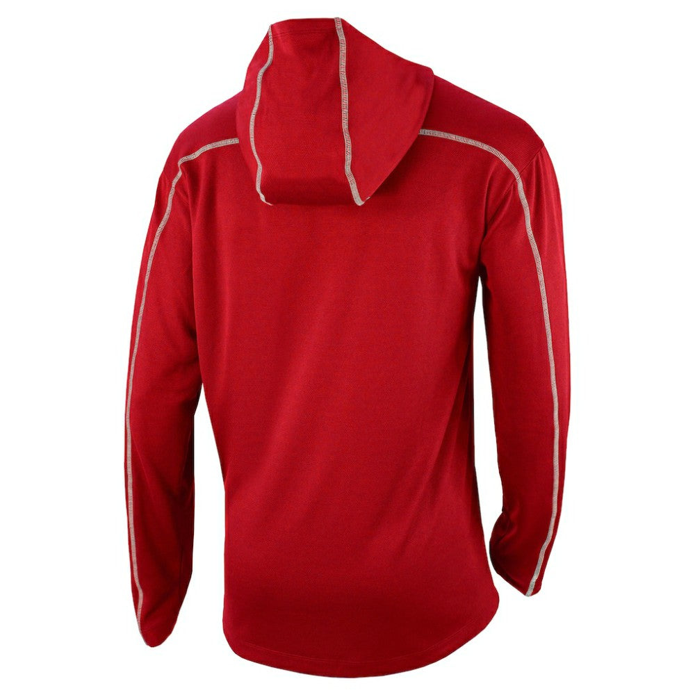 Philadelphia Phillies Columbia Omni-Wick Shotgun Pullover Hoodie - Red Hoodies