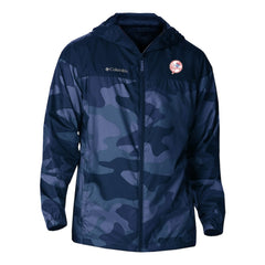 New York Yankees Columbia Camo Flash Challenger Full-Zip Windbreaker Jacket - Navy Jackets