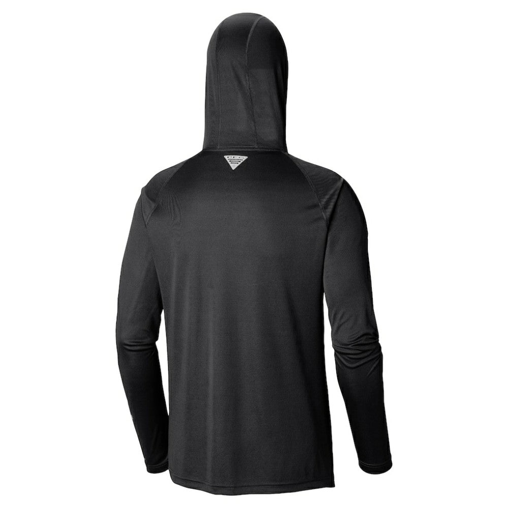 Los Angeles Dodgers Columbia Omni-Wick Terminal Tackle Raglan Long Sleeve Hoodie T-Shirt - Black Hoodies