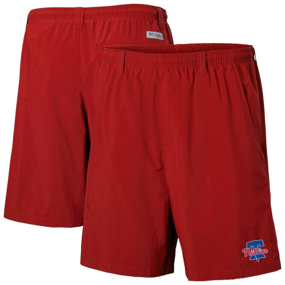 Philadelphia Phillies Columbia Backcast Shorts - Red Shorts