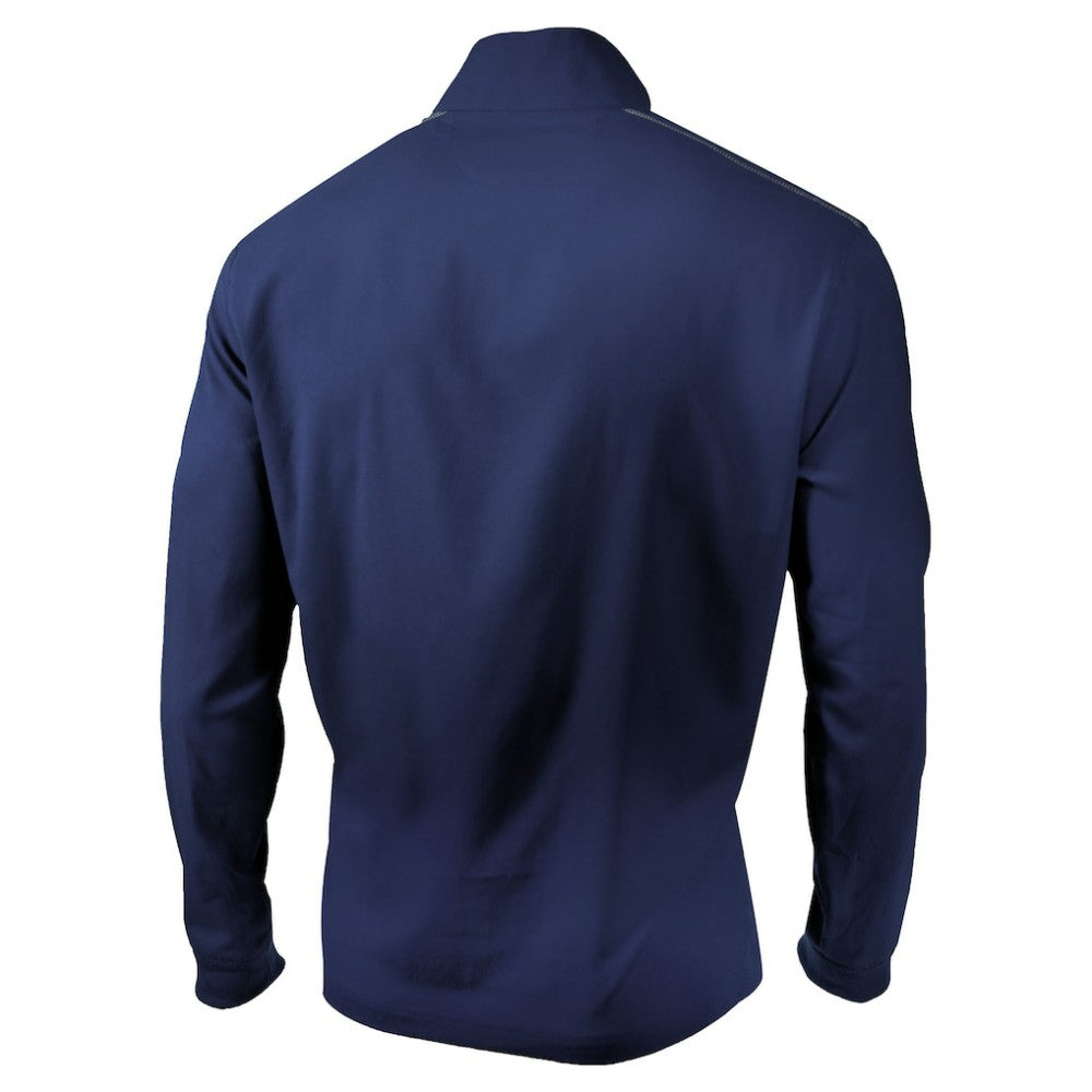 New York Yankees Columbia Omni-Wick Bogey's Paradise Quarter-Zip Top - Navy Tops