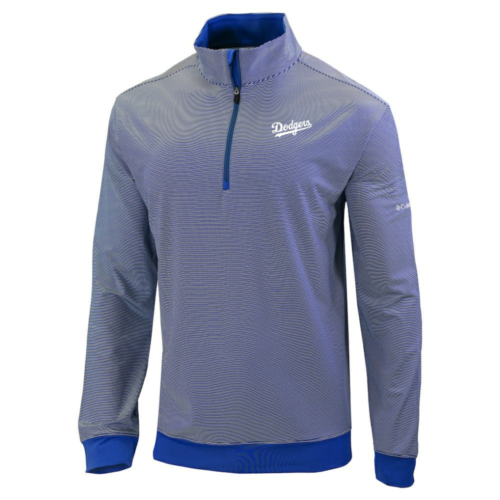 Los Angeles Dodgers Columbia Omni-Wick Even Lie Quarter-Zip Pullover Top - Royal Pullover
