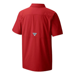 Philadelphia Phillies Columbia Slack Tide Omni-Wick Button-Up Camp Shirt - Red
