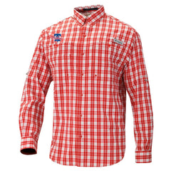 Philadelphia Phillies Columbia Super Slack Tide Omni-Wick Button-Up Shirt - Red