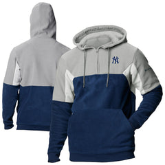 New York Yankees Columbia Lodge Fleece Quarter-Zip Hoodie - Navy Hoodies