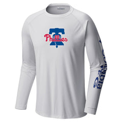 Philadelphia Phillies Columbia Terminal Tackle Long Sleeve T-Shirt - Royal T-shirts