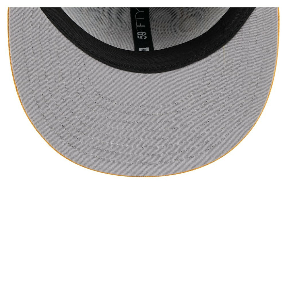 San Diego Padres New Era Retro Pattern 59FIFTY Fitted Hat - Brown/Gold Hats