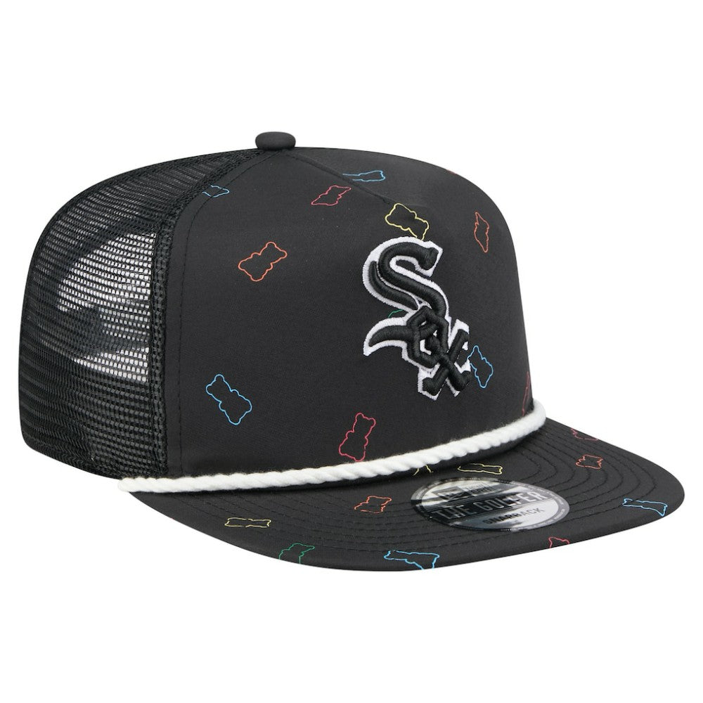Chicago White Sox New Era Gummy Golfer Trucker Snapback Hat - Black Hats
