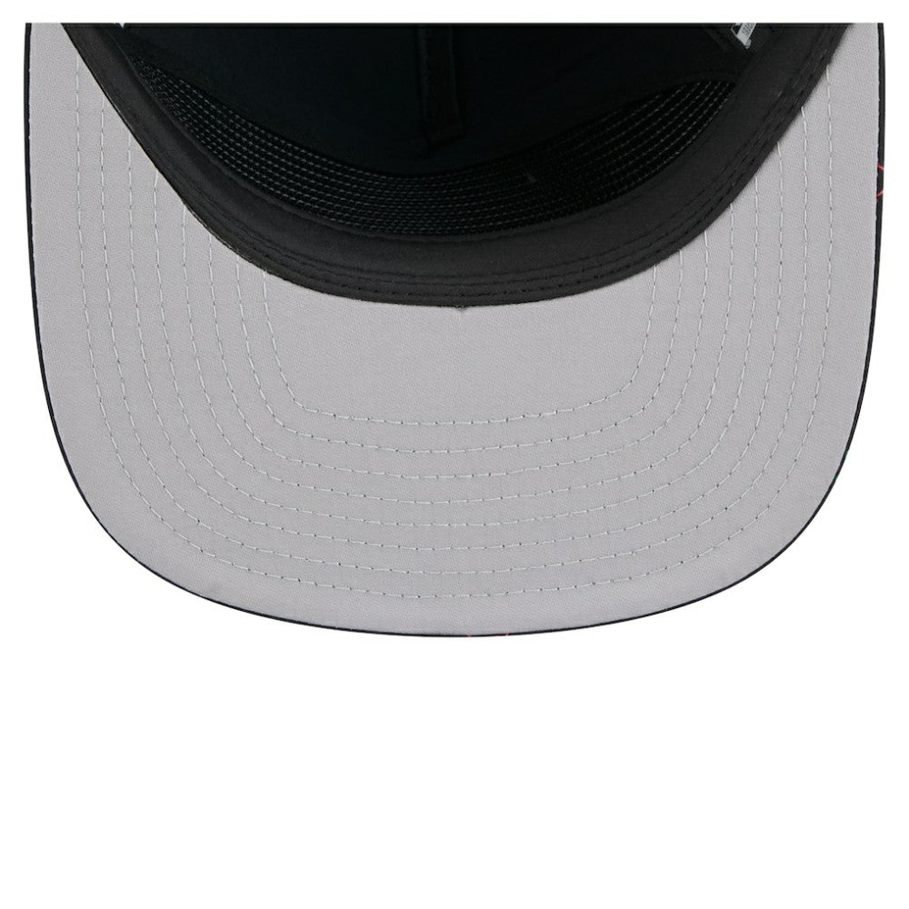 Atlanta Braves New Era Gummy Golfer Trucker Adjustable Hat - Black Hats