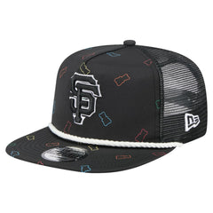 San Francisco Giants New Era Gummy Golfer Trucker Adjustable Hat - Black Hats