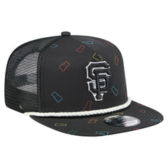 San Francisco Giants New Era Gummy Golfer Trucker Adjustable Hat - Black Hats
