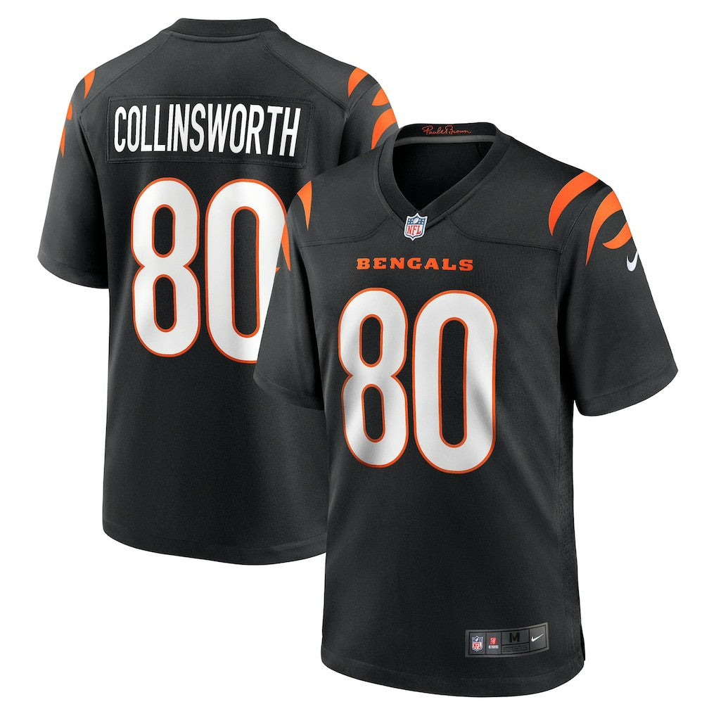 Cris Collinsworth Cincinnati Bengals Team Retired Player Game Jersey Black