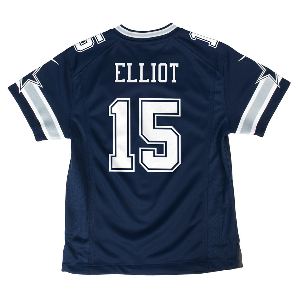 Ezekiel Elliott Dallas Cowboys Youth Game Jersey Navy