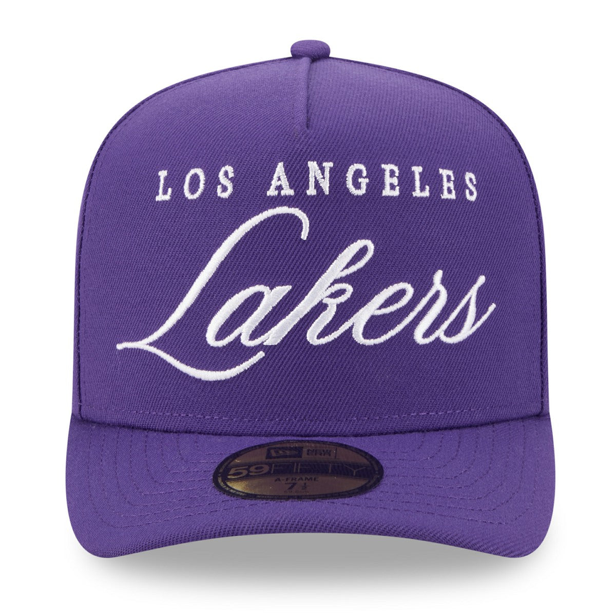 Los Angeles Lakers 2025 NBA Draft A-Frame 59FIFTY Fitted Hat Purple