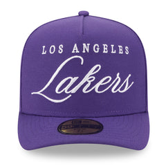 Los Angeles Lakers 2025 NBA Draft A-Frame 59FIFTY Fitted Hat Purple