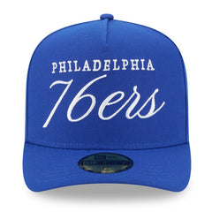 Philadelphia 76ers 2025 NBA Draft A-Frame 59FIFTY Fitted Hat Royal