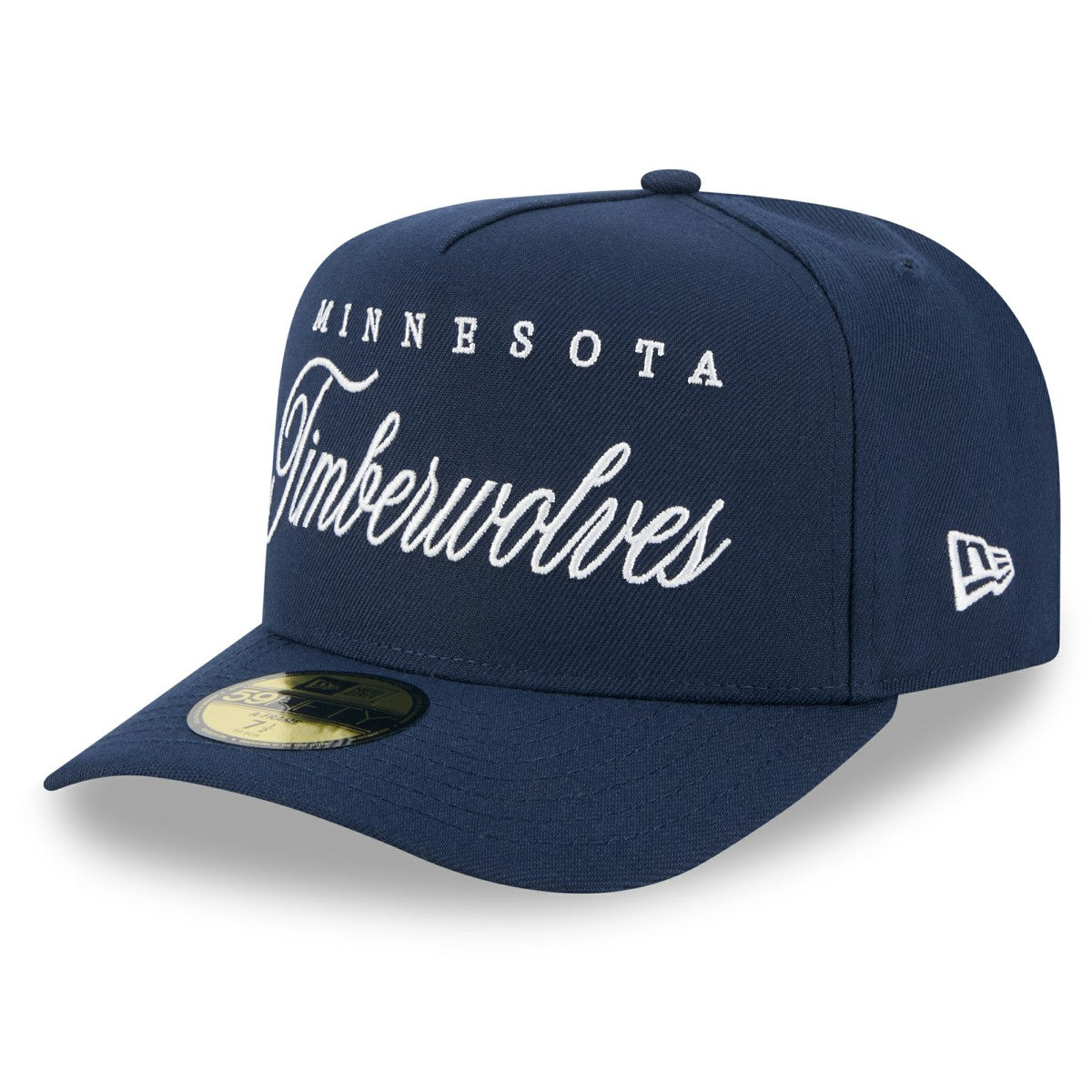 Minnesota Timberwolves 2025 NBA Draft A-Frame 59FIFTY Fitted Hat Navy
