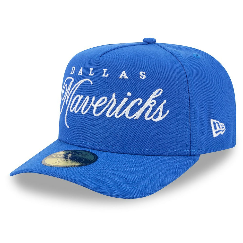 Dallas Mavericks 2025 NBA Draft A-Frame 59FIFTY Fitted Hat Blue