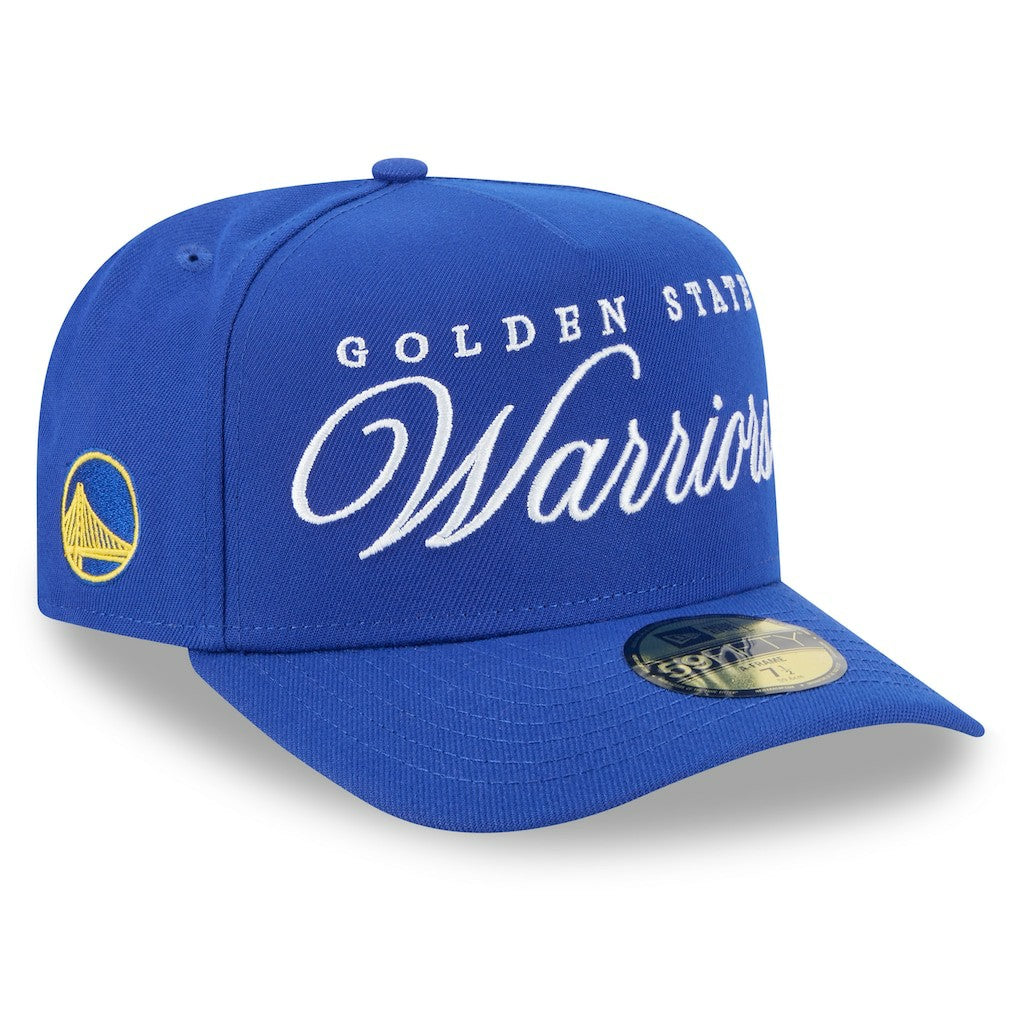Golden State Warriors 2025 NBA Draft A-Frame 59FIFTY Fitted Hat Royal