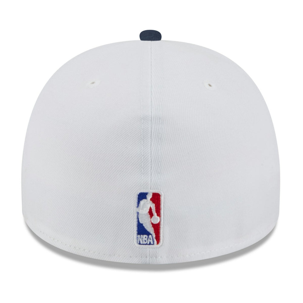 Washington Wizards 2025 NBA Draft A-Frame 59FIFTY Fitted Hat White/Navy