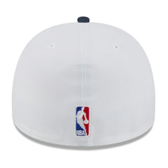 Washington Wizards 2025 NBA Draft A-Frame 59FIFTY Fitted Hat White/Navy