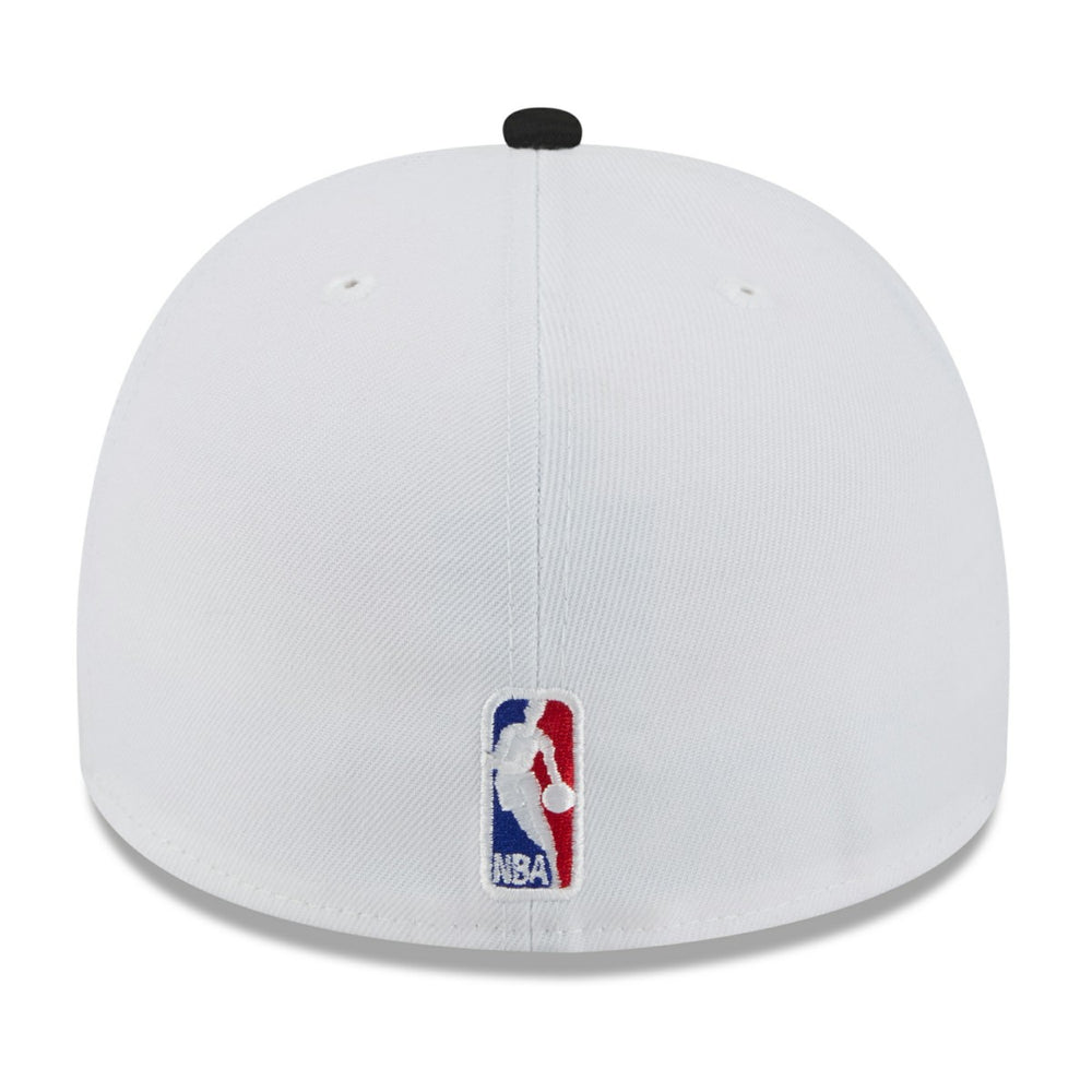 Miami Heat 2025 NBA Draft A-Frame 59FIFTY Fitted Hat White/Black