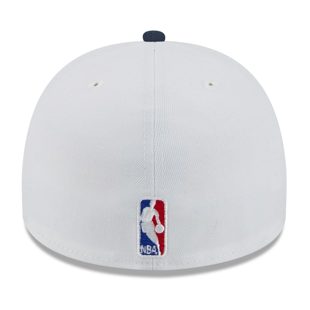 Minnesota Timberwolves 2025 NBA Draft A-Frame 59FIFTY Fitted Hat White/Navy